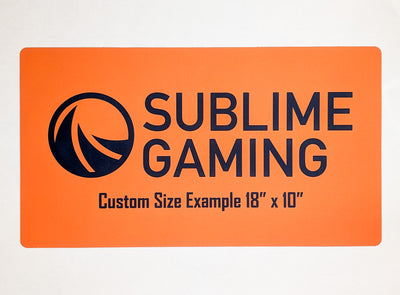 Custom Sized Mousepad/Playmat up to 24" x 14" | Printed Edge to Edge on Silky Smooth Non-Slip Material