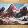 Mountain by RASR | With or Without Stitched Edges | Edge to Edge Printing | 24"x14" - Sublime Gaming